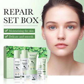 Centella Asiatica Skin Care Set, Moisturizing Skin Care Set Comfort Skin Repair Collagen Skin Care Kit Set