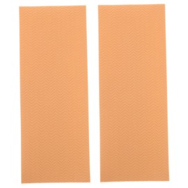Baluue 2Pcs Heel Slip Grip Pads for High Heels Non Slip Shoe Sole Covers Durable Beige Cushion Protectors Easy Application for Enhanced Comfort and Versatile Use
