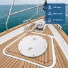 Moresis 2Pcs Boat Hatch- 4" 6" Deck Plate Marine Round