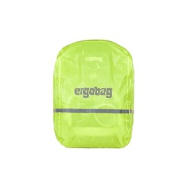 ergobag Waterproof Rain Cover for School Bag and Backpack with Reflectors and Elastic Strap Yellow