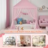 ZRVTM Princess Bed Canopy for Girls - Pink Bed Canopy