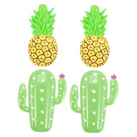 Zerodeko 4pcs Adorable Beach Towel Clips Fun Clips for Towel Clothes for Boating Camping Decks Pools Pineapple Multi-Functional