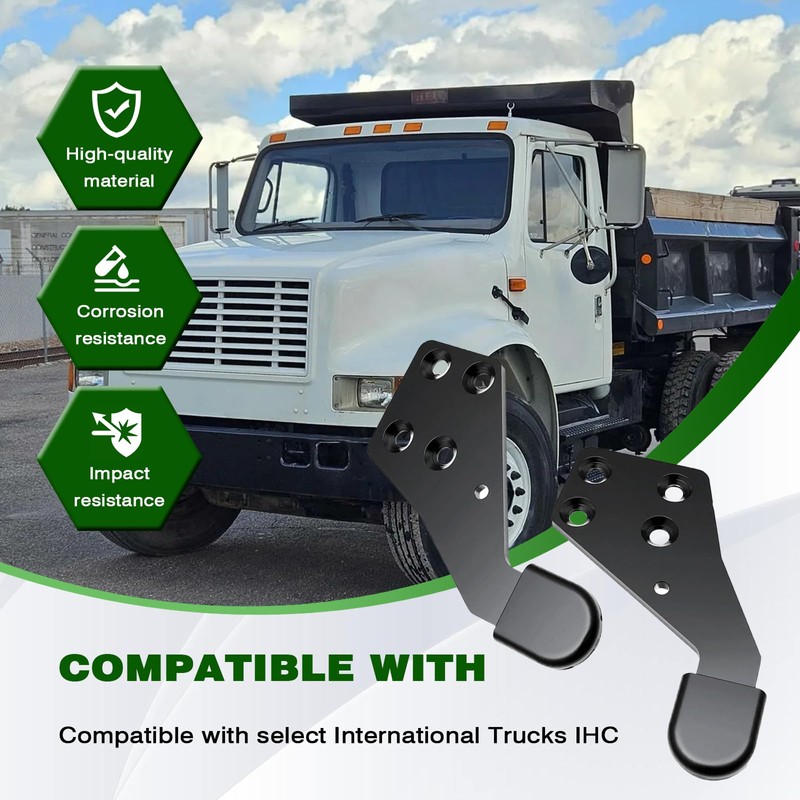 Poly Hood Guide LH Driver Side and RH Passenger Side