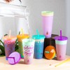 TAL Color Changing Cup with Lid and Straw 24oz, Pattern