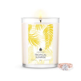 JewelScent Tropical Sunrise Home Jewelry 18oz Ring Candle Size 10