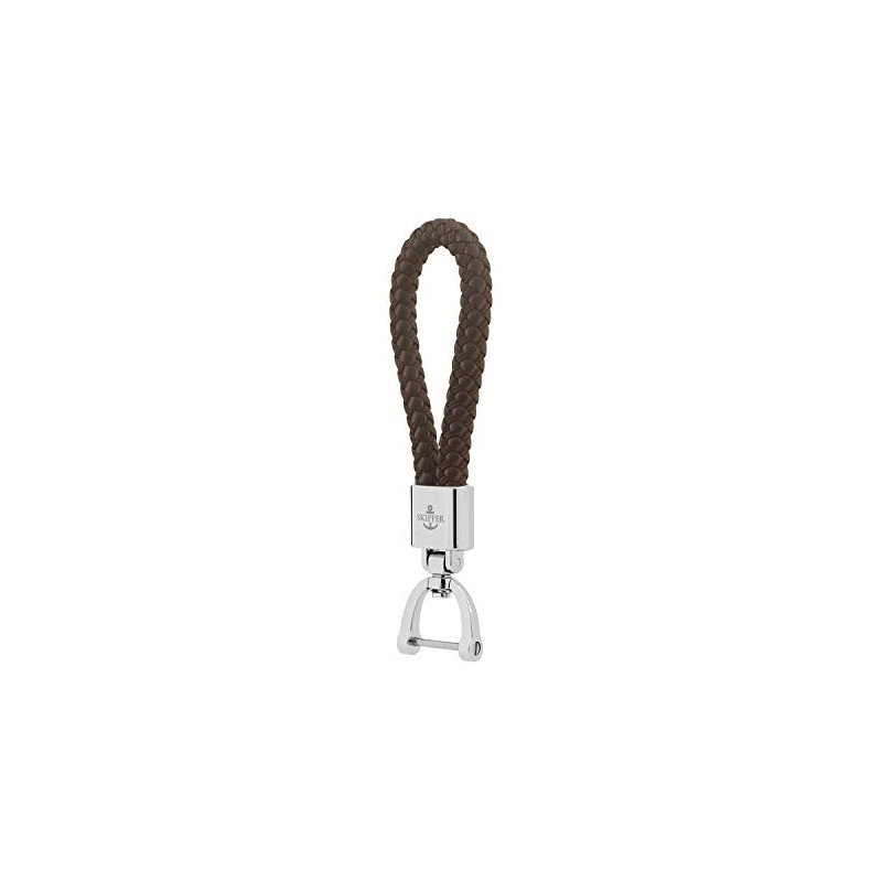 Skipper 8603 Braided Faux Leather Keyring in Many Colours and
