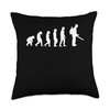 Evolution Autumn Leaf Blower Throw Pillow
