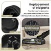 4 Pack Upgraded Replacement Wheel for Ryobi Cordless Stick Vacuum