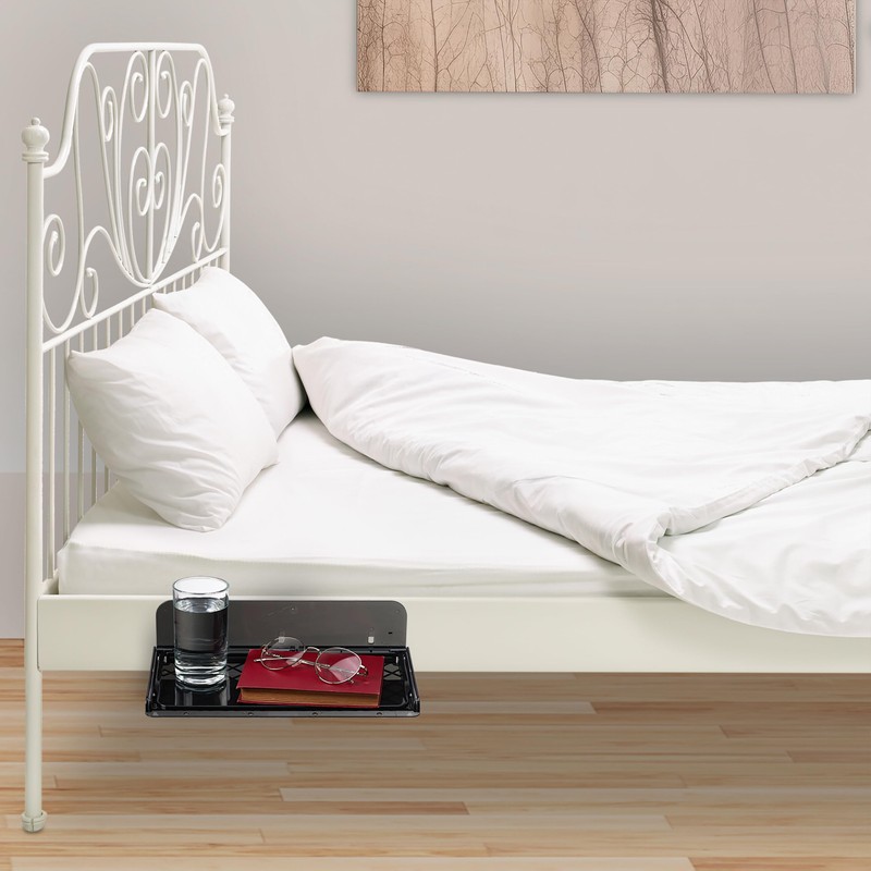 Relaxdays Bed Table Bed & Bunk Bed Stick On Extendable