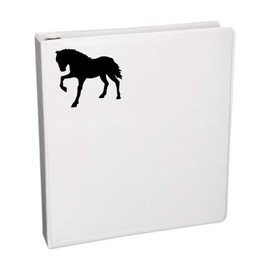Bargain Max Decals Horse Silhouette Decal Notebook Car Laptop 5.5" (Black)