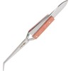 remos® Soldering Tweezers, Curved, Heat-Insulated, 17 cm Rust-Proof
