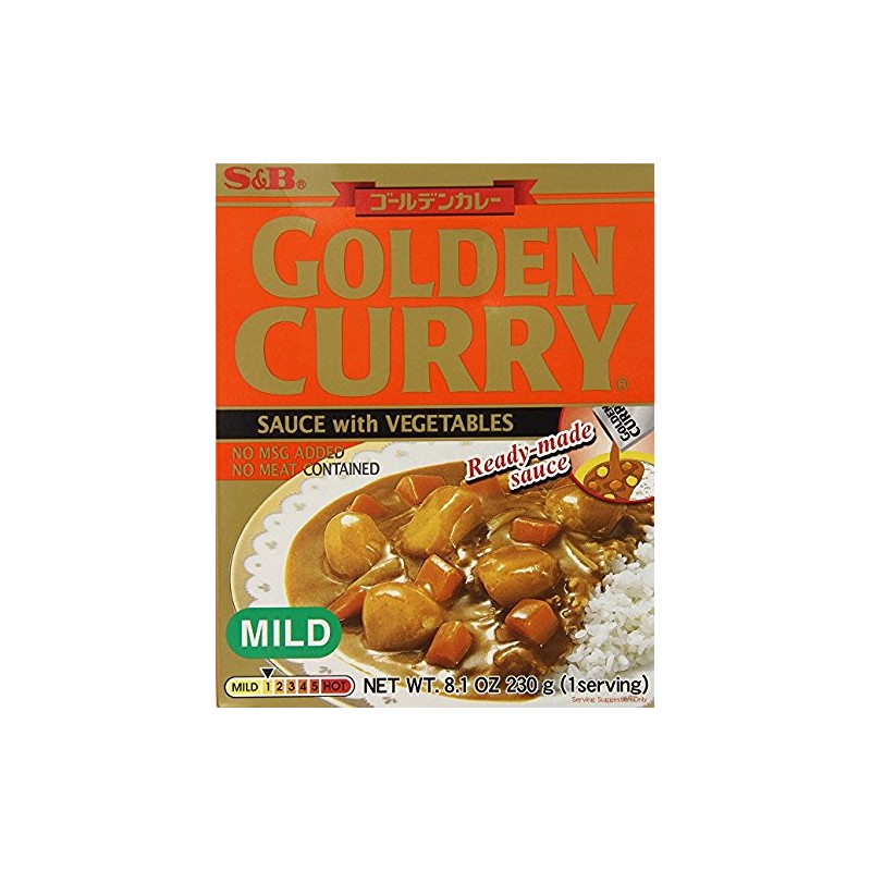 [ 5 Packs ] S&B Golden Curry Sauce with Vegetables