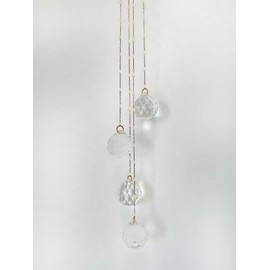 Crystals Ball Jellyfish Suncatcher,Indoor Windows Hanging Sun Catcher,Rainbow Maker for Home