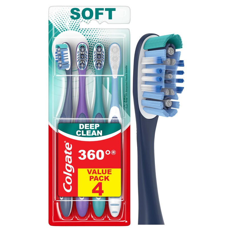 Colgate 360 Deep Clean Soft Toothbrush for 4 in 1