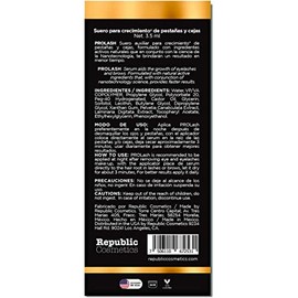 Republic Cosmetics - Suero para Crecimiento Pestañas Y Cejas ¨Pro Lash¨