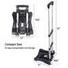 Sutekus Folding Hand Truck and Dolly 110-lbs Lightweight Portable Luggage