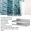 Stainless Steel Shower Rack Waterproof Anti Rust No Drilling Wall
