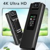 WiFi Body Camera 4K HD Motion Detection 1500mAh 180 Degree