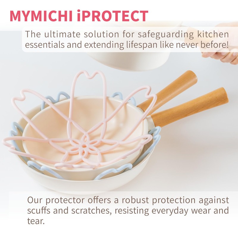 iPROTECT - Stack Expert | Multi-Purpose BPA-Free Silicone Pots/Pans Protector.