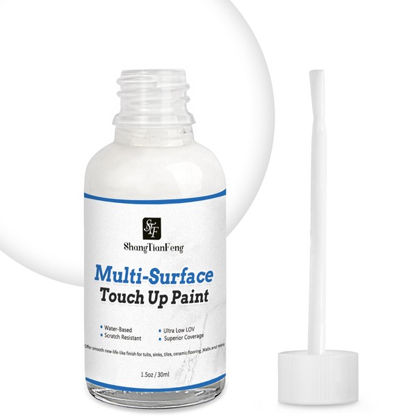 Multi-surface Touch Up Paint White Multi-Surface Wall in Repair, Porcelain
