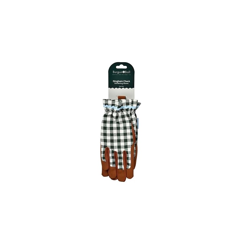 Burgon & Ball Colour Collection Gloves - Heritage Green Check