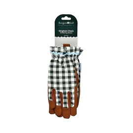 Burgon & Ball Colour Collection Gloves - Heritage Green Check
