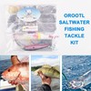 OROOTL Saltwater Fishing Tackle Kit -212pcs Ocean Fishing Tackle Box