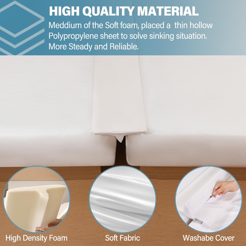 ENITYA 75" x 10" Split King Gap Filler for Adjustable