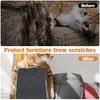 Inchoco Cat Scratch Pad - 100" x 15.8" Trimmable Self-Adhesive