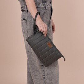 Montana West x Lee Wristlet Purse for Women Quilted Puffer Wristlet Pouch Clutch Handbag LEE49-004DGN