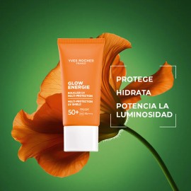 Yves Rocher Crema Facial Glow Energie Fps50 Todo Tipo Piel
