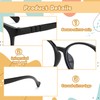 GZGRYTRC 3 Piece Blue Light Glasses, Clear Glasses, Light Blocking