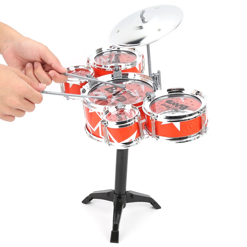 Kids Instrument Drum Set for Toddler Educational Percussion Simulation Instrument