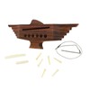 10PCS 6 String Acoustic Guitar Bridge Rosewood Set Musical Instrument