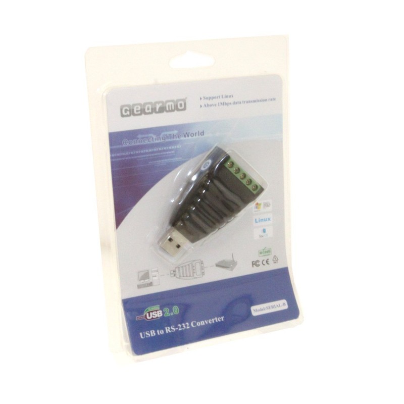 GearMo® USB to RS485/422 Terminal Block FTDI FT232RL with Windows