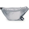 LOQI Unisex Adult Metallic Bum Bag, silver