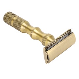 Manual Beard Trimmer Double Edge Replaceable Blades Prevent Slip Safe Men Beard Trimming Tool for Home Travel