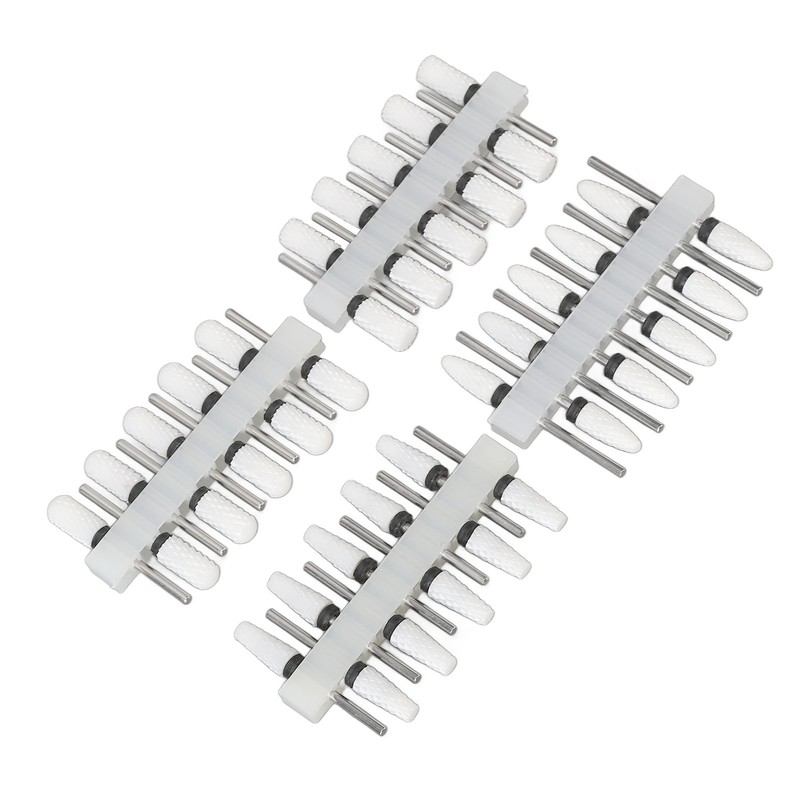 40Pcs Nail Drill Bit 4 Types Ceramic Nail Removal Bit