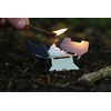 Emergency Stove and Fuel Kit. Compact 'fold-up' stove and gel