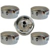 5 Packs W11030413 W10786063 W11027434 stove Knob range Compatible with