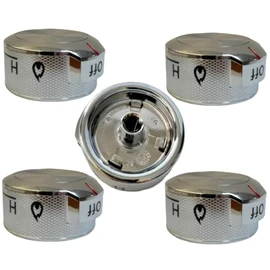 5 Packs W11030413 W10786063 W11027434 stove Knob range Compatible with whirlpool 4461624 PS11770322 W10643306 burner knob Kitchen Utensils