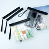Quacc 4 PCS Clear Airport Security Liquid Bags, Reusable Waterproof