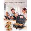 Mini Waffle Maker Machine, 8 Small Waffle Bites, Nonstick Waffle