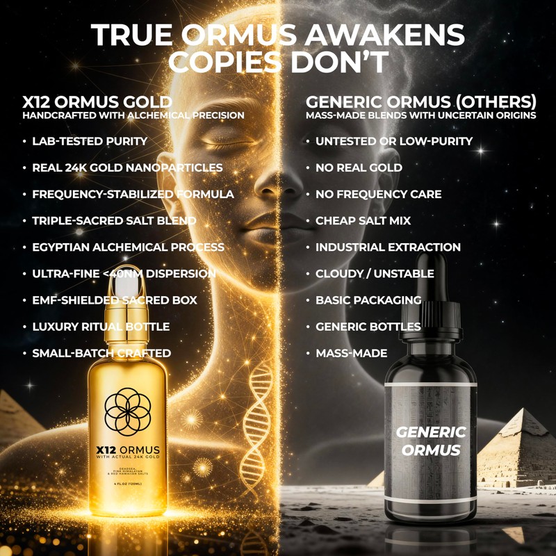 X12 Ormus Monoatomic Gold - Liquid Trace Mineral Blend with