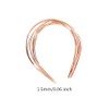 Baoblaze 10 Pieces DIY Blank Headband Base,Tiara Metal Hair Hoop,Headpiece