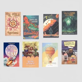 Paquete Julio Verne Libros Clásicos Para Niños Mayoreo                                                                                                