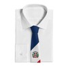 AKMCBSH Fashion Flag of Dominican Tie Comfortable Soft Novelty Necktie