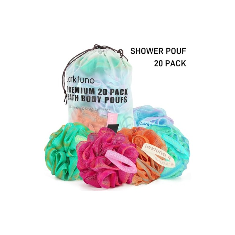 Pack De 20 Mini Esponjas De Baño De Lufa De