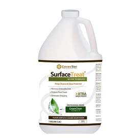 SurfaceTreat Floor Cleaner, Gloss Protector, Deep Cleans,Polishes, Non Hazardous (1 GAL - Prof Grade)