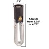 B&P Lamp® Keyless Candle Socket, Adjustable from 3-1/4 Inches to